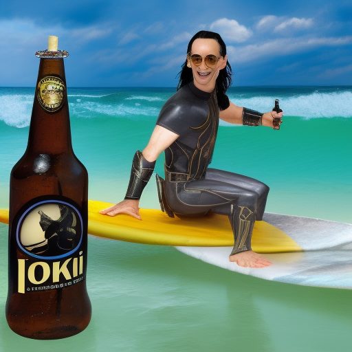 FluffyCri's tweet photo. @vikings_game ID 50371138 
God Loki rides a surfboard https://t.co/cH4pepn8BI