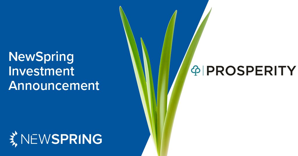 NewSpring_PE's tweet photo. We are excited to announce the latest #NewSpringHealthcare investment in Prosperity, a leading provider of technology-enabled business process outsourcing services that help behavioral health treatment facilities grow and optimize profitability. Read more: https://t.co/XfLLPTcWKo https://t.co/IlcjL6UWtZ