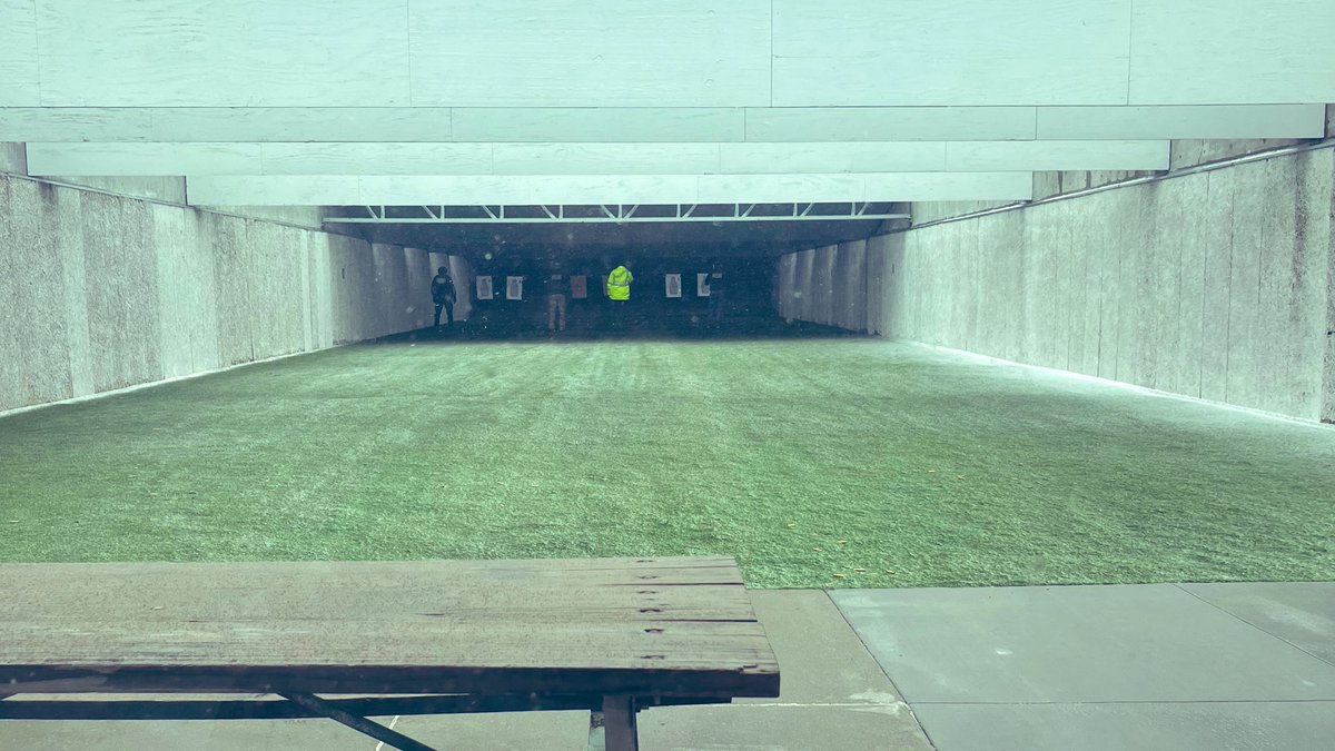 Range qualifications in the snow.