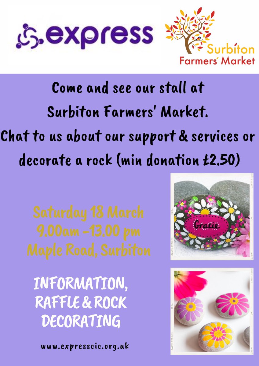Looking forward to <a href="/SurbitonFM/">SurbitonFarmersMrkt</a> on Saturday
Come and say hello!