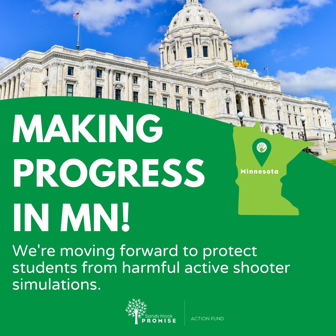We're making progress to protect students from harmful active shooter simulations in Minnesota! Sandy Hook Promise's Active Shooter Drill Bills SF2010 and HF2097 are both moving forward. Check out the testimony here: youtu.be/6-ogF0sjcYc #EndGunViolence #SHPAction