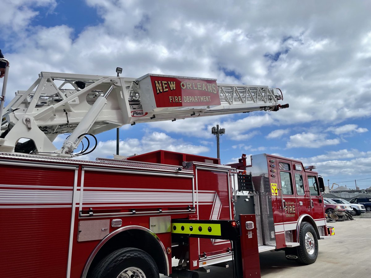 NOFD on Twitter "03/16/2023. Training on the new Pierce Ladder Truck
