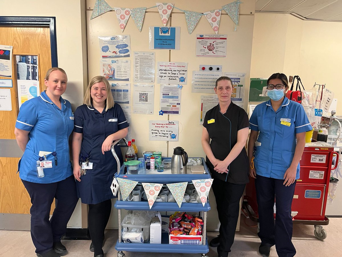 B1_NCA_Salford's tweet photo. #Butfirstadrink It's important that each time we approach our patients they we offer them assistance with a drink.  We then document this on our new hydration charts. https://t.co/IqzV1gXalD
