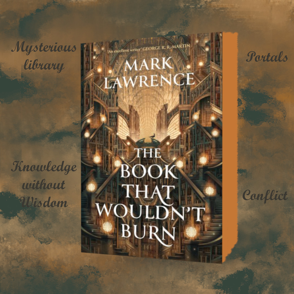 novelshire's tweet photo. Book Review | The Book That Wouldn't Burn - Mark Lawrence
⭐️⭐️⭐️⭐️⭐️
Pub 11th May @HarperVoyagerUK
A vast library, a simmering conflict, two people trying to understand their world
#TheBookThatWouldntBurn #NetGalleyUK #Netgalley #BookReview https://t.co/7sYCwCHcff
