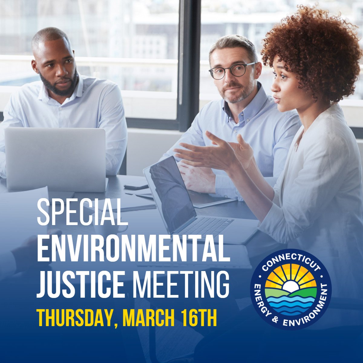 CTDEEPNews's tweet image. #CEEJAC Special Meeting Tonight (3/16):   
New EPA Environmental Justice Grant Opportunities

Hear from Dr. Mark Mitchell and others about about EPA Region 1, Open Grant Competitions and Upcoming EJ Funding Opportunities.
ctdeep.zoom.us/meeting/regist…