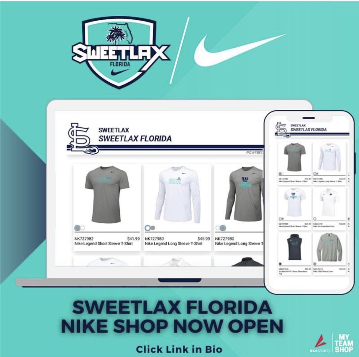 Sweetlax_Fla's tweet photo. Store is now open! Donβt leave to last minute and shop now, store will close March 30th. #sweetlax #sweetlaxflorida #lacrosseapparel #lacrosse https://t.co/6TKxKvvh8z