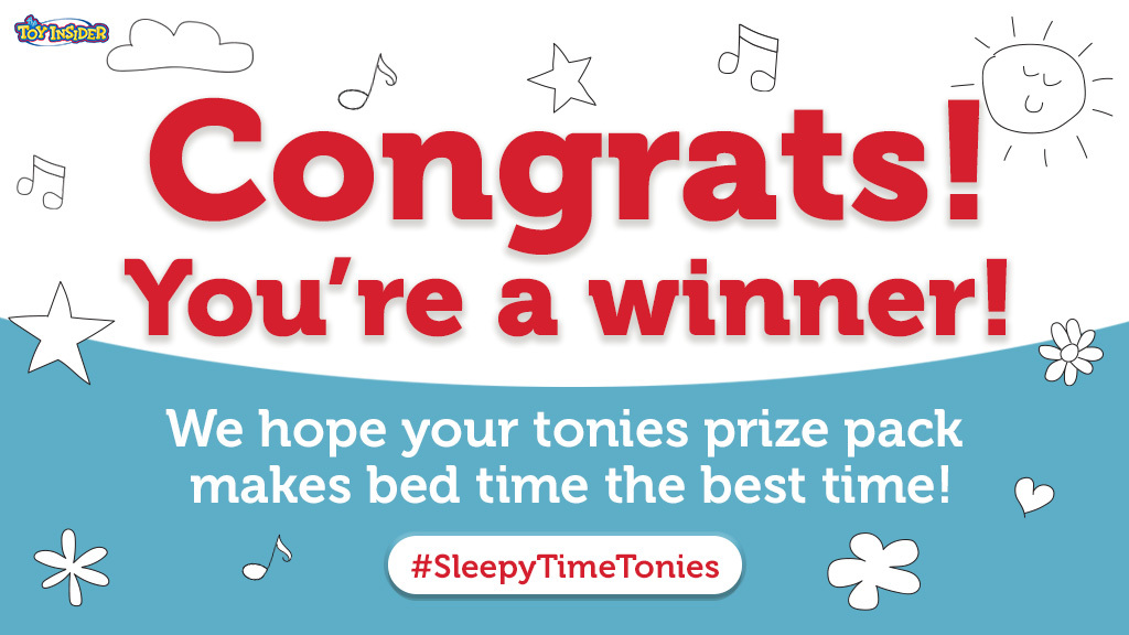 TheToyInsider's tweet photo. Congrats, @smethvin! You are Wednesday's #Tweets4Toys winner. You're getting a Toniebox Starter Set, a Sleepy Bear Tonie, a Sleepy Sheep Tonie, and a Sleepy Sheep Night Light! ๐#SleepyTimeTonies https://t.co/n7lDP15F0M