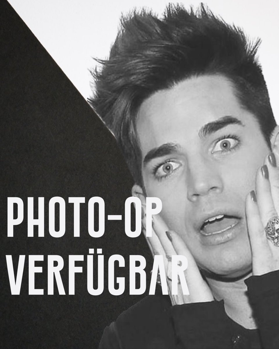 📸PHOTO-OP VERFÜGBAR📸

Es ist geschehen: Für das Konzert am 10.06. in Köln gibt es eine Fotomöglichkeit mit Adam🤩
300,00$ kostet es zusätzlich! Man muss bereits ein gültiges Ticket haben, um zu upgraden😎

Hier der Link zur Buchung: 
events.please.co/products/adam-… 
#adamlambert