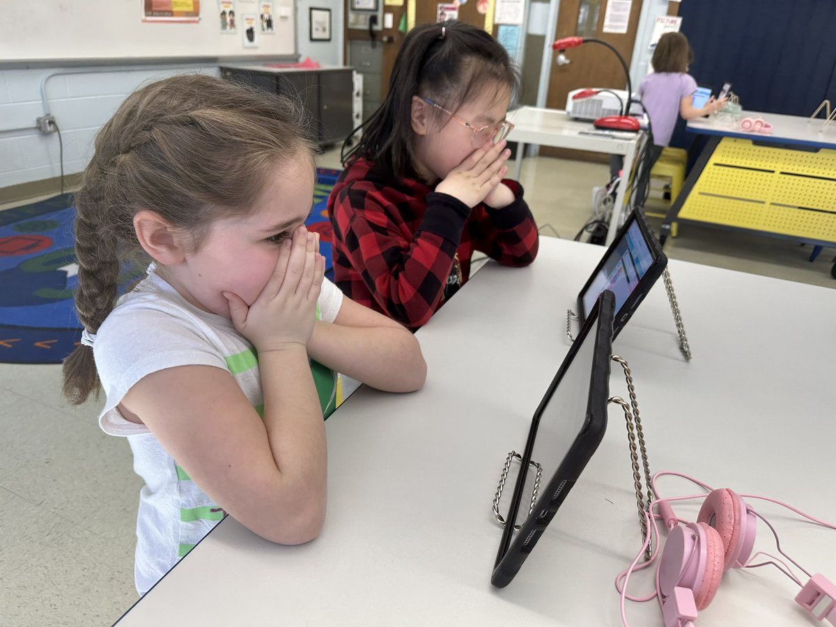 When you hold your breathe waiting for the robot to complete the algorithm unsure if it’ll work but of course it does because you are a rockstar coder!! <a href="/codeorg/">Code.org</a> <a href="/HowellTwpTauntn/">Taunton Elementary</a>