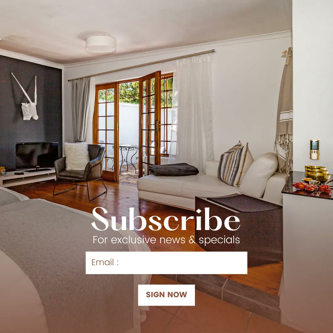 Sign up for our newsletter and get the inside scoop 📝 Stay updated on what’s happening at #LaBonneAuberge, our seasonal rates and #specials and #regionalevents in the surrounding areas! Sign up here 👉 buff.ly/3SLODLX

#newsletterssignup #seasonal  #whatsoncapetown