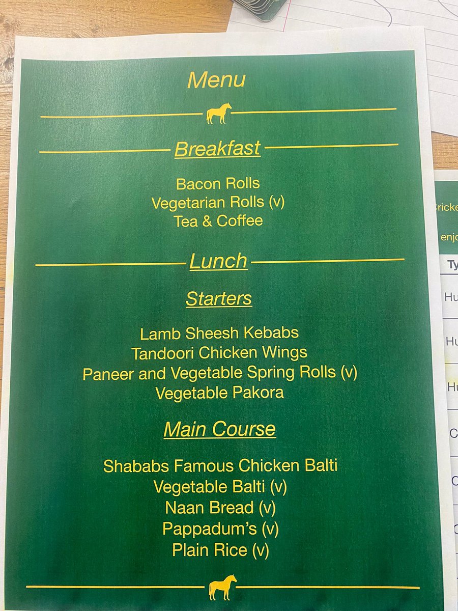 EarlswoodCC's tweet photo. All ready for Gold Cup day at Watery Lane 🏆🐎

Lunch provided by the best in Birmingham! @ShababsBalti https://t.co/6Br4amhs7r