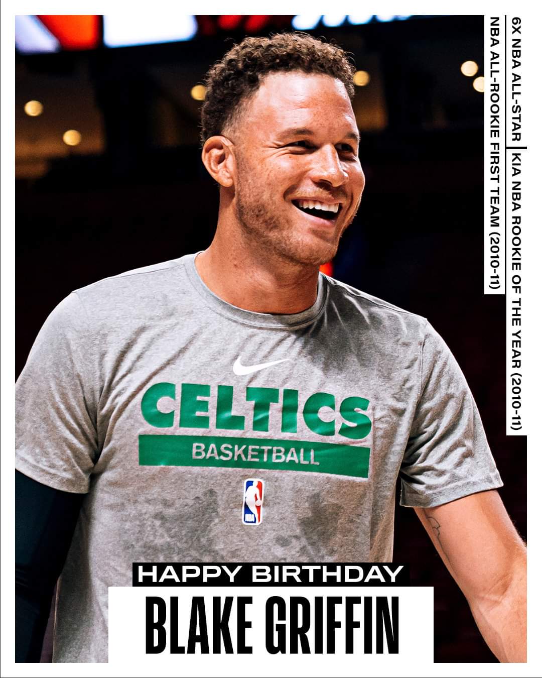 Join us in wishing Blake Griffin of the Boston Celtics a HAPPY 34th BIRTHDAY! 