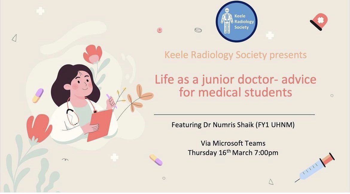 You're invited to Life as Junior Doctor- advice for medical students
Thursday, 16 March 2023
19:00 - 20:00 (GMT)
teams.microsoft.com/l/meetup-join/…
Tap on the link or paste it in a browser to join.