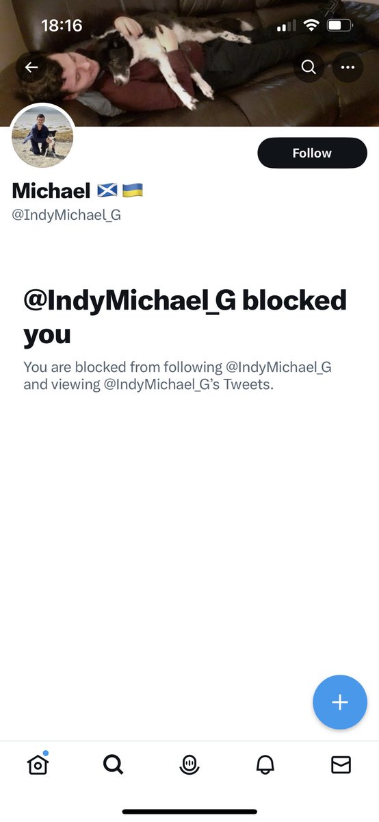 Guess <a href="/IndyMichael_G/">Michael 🏴󠁧󠁢󠁳󠁣󠁴󠁿</a> doesn’t like people questioning his logic.
No wonder so many separatists exist in a sad echo chamber.