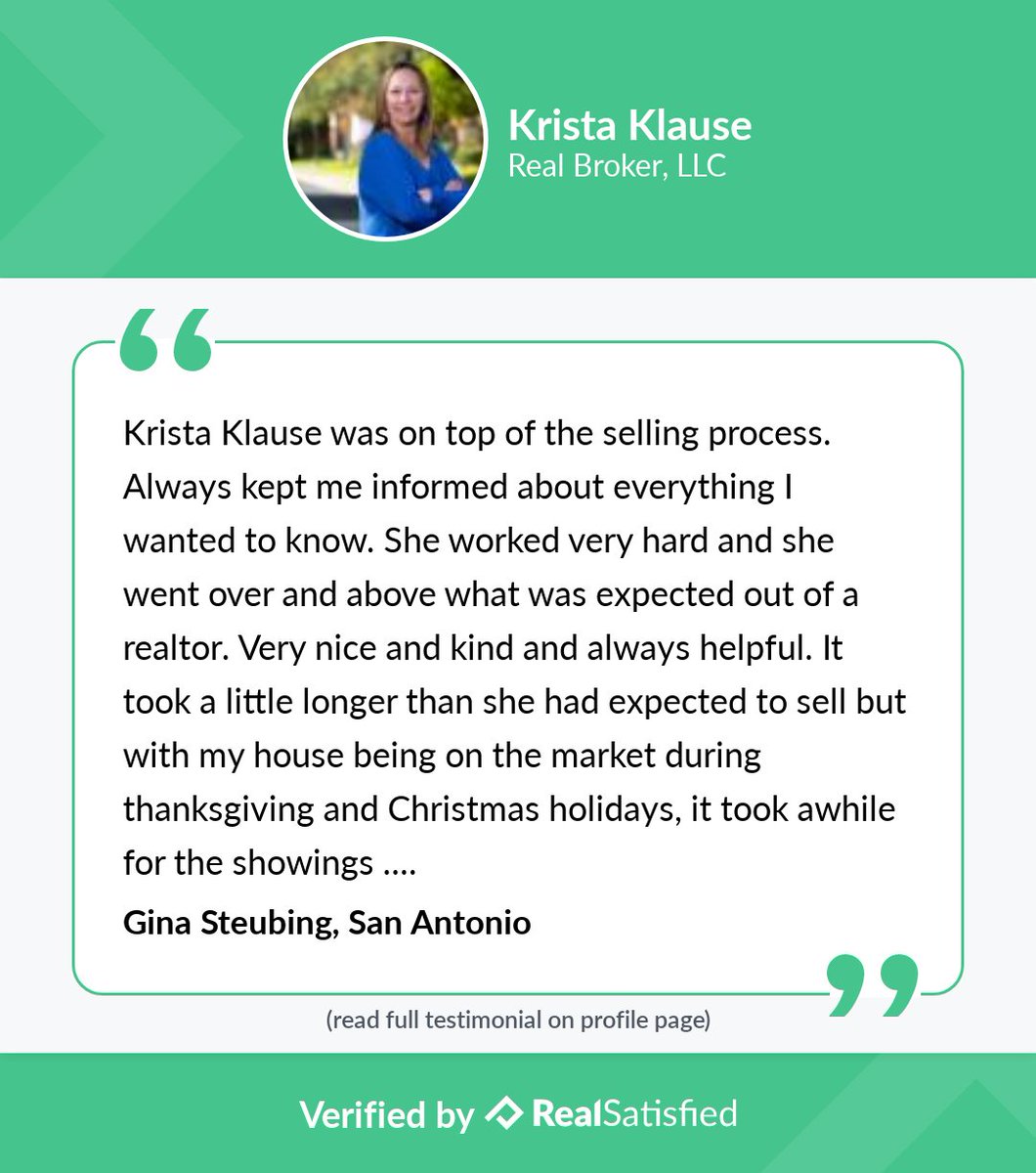 klause_krista's tweet photo. Yep. This recommendation just made my day. https://t.co/whVmtANgZv via @realsatisfied https://t.co/TxJvxJQ45J