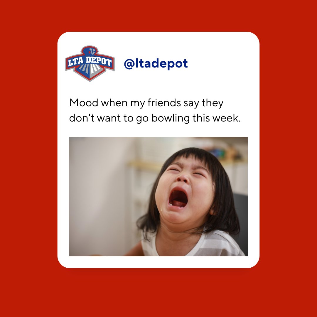 Don’t be that friend… Just come bowling this week!😉 

Tag a friend you want to come bowling with this week…
⬇