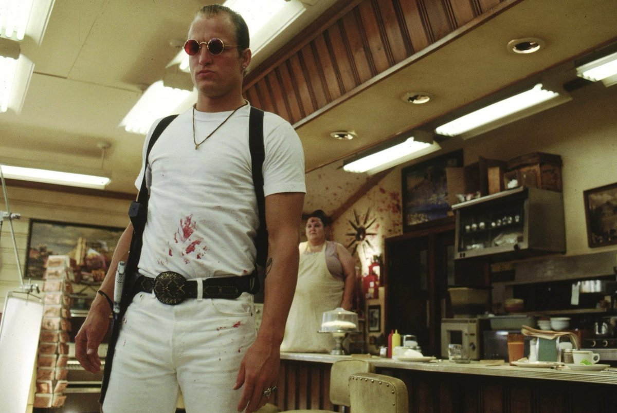 NewRegency's tweet photo. Throwing it back to the 1994 film, Natural Born Killers. Get out your popcorn because Natural Born Killers is available to rent on all platforms. #ThrowbackThursday #RegencyCollection https://t.co/f1ZALsvo49