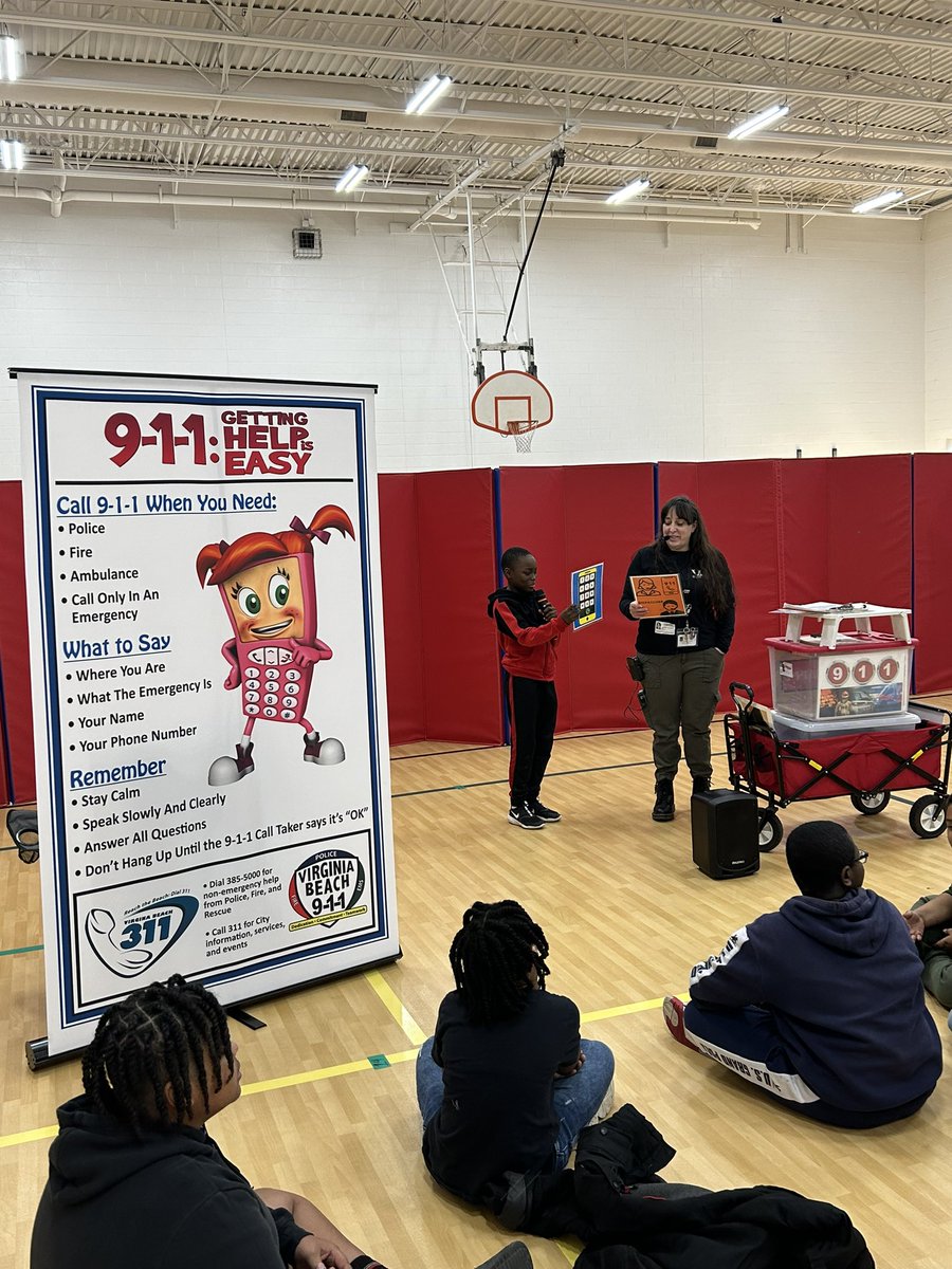 CLESPhysEd's tweet photo. Thank you @VirginiaBeachFD for a great visit to @CLESDolphins today during #PhysEd classes. Our students were engaged and learned so much! https://t.co/L0l7gSsARb