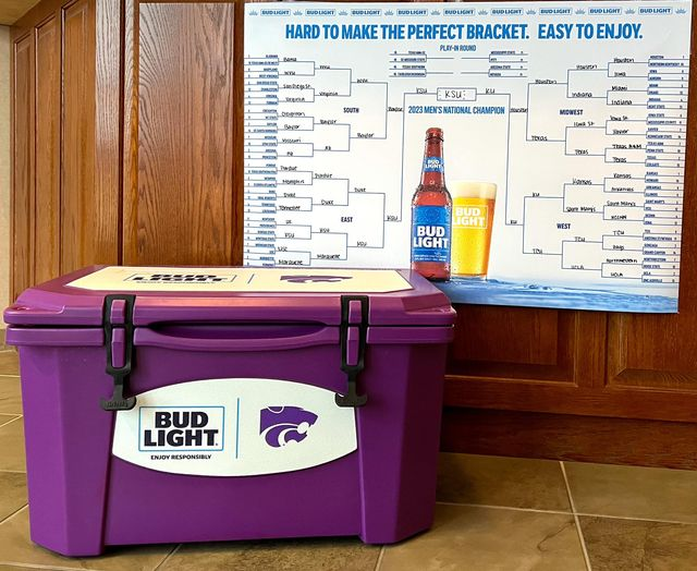 Our K-State Bud Light Grizzly #Giveaway is here and ready for March Madness! 🍻💜🏀

RT &amp; Follow to Enter! 

Winner chosen at random on 03/23 at 12p. Pickup only. 21+ to enter. Enter AGAIN &amp; get full info on our Instagram or FB page!