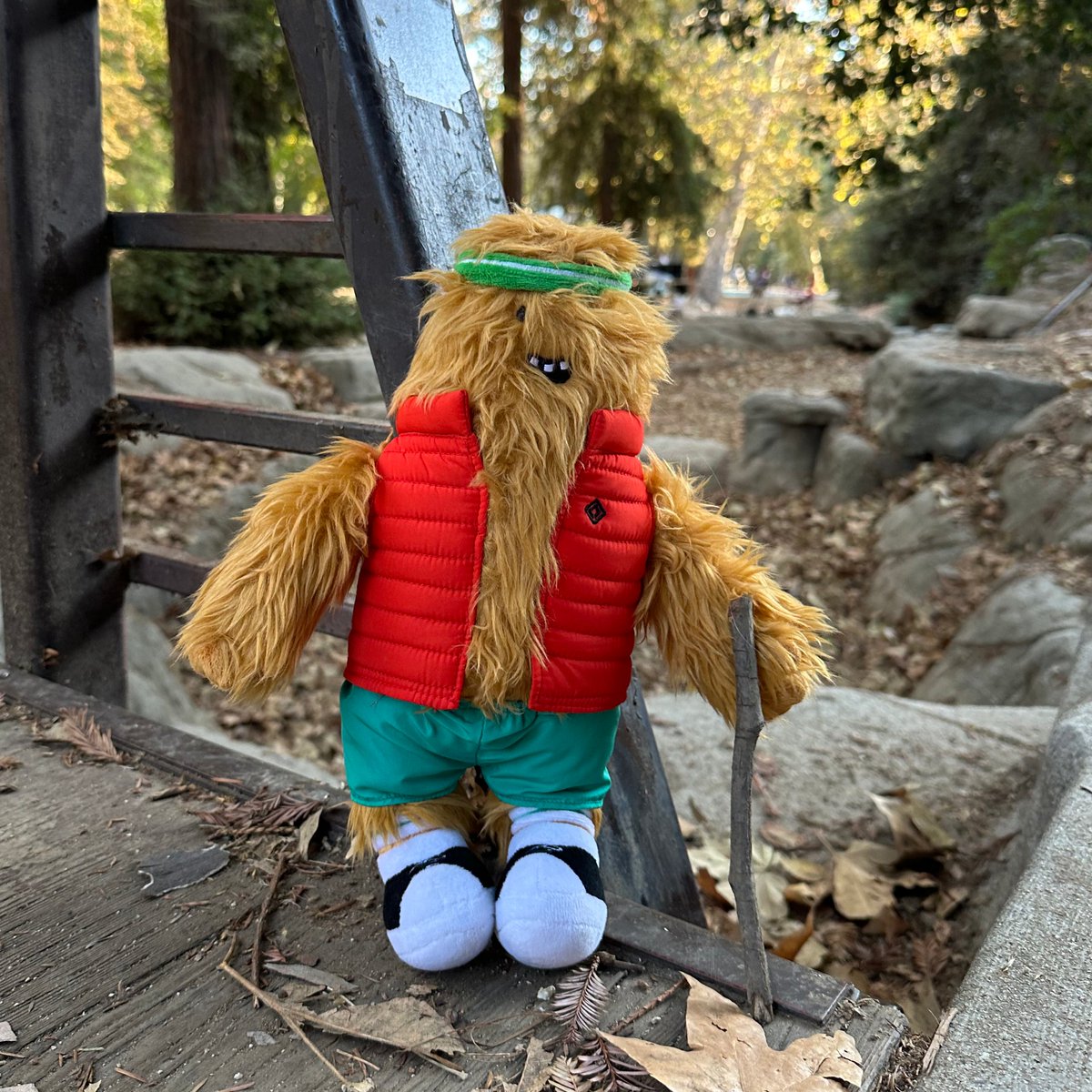 Rivian's tweet photo. Gear Guard, the ultimate up-for-any-adventure travel buddy, is  available in plush form. Get a fuzzy friend of your own: https://t.co/CMKE8IMdrQ https://t.co/S0s6YSKl5N