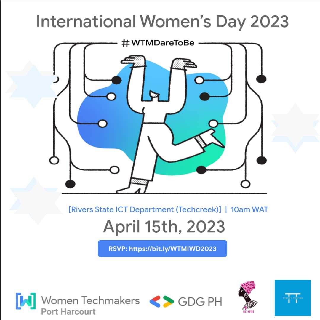 WTMPH's tweet photo. #womenintech Where would you be this April?! 

We have an amazing lineup of speakers for our International Women’s Day ‘23.

Meet &amp; connect with powerful women in technology at Port-Harcourt city on April 15th! 

To secure a spot, register here for FREE👉 https://t.co/xw4X7Kdy3B https://t.co/YwmYxs3rAn