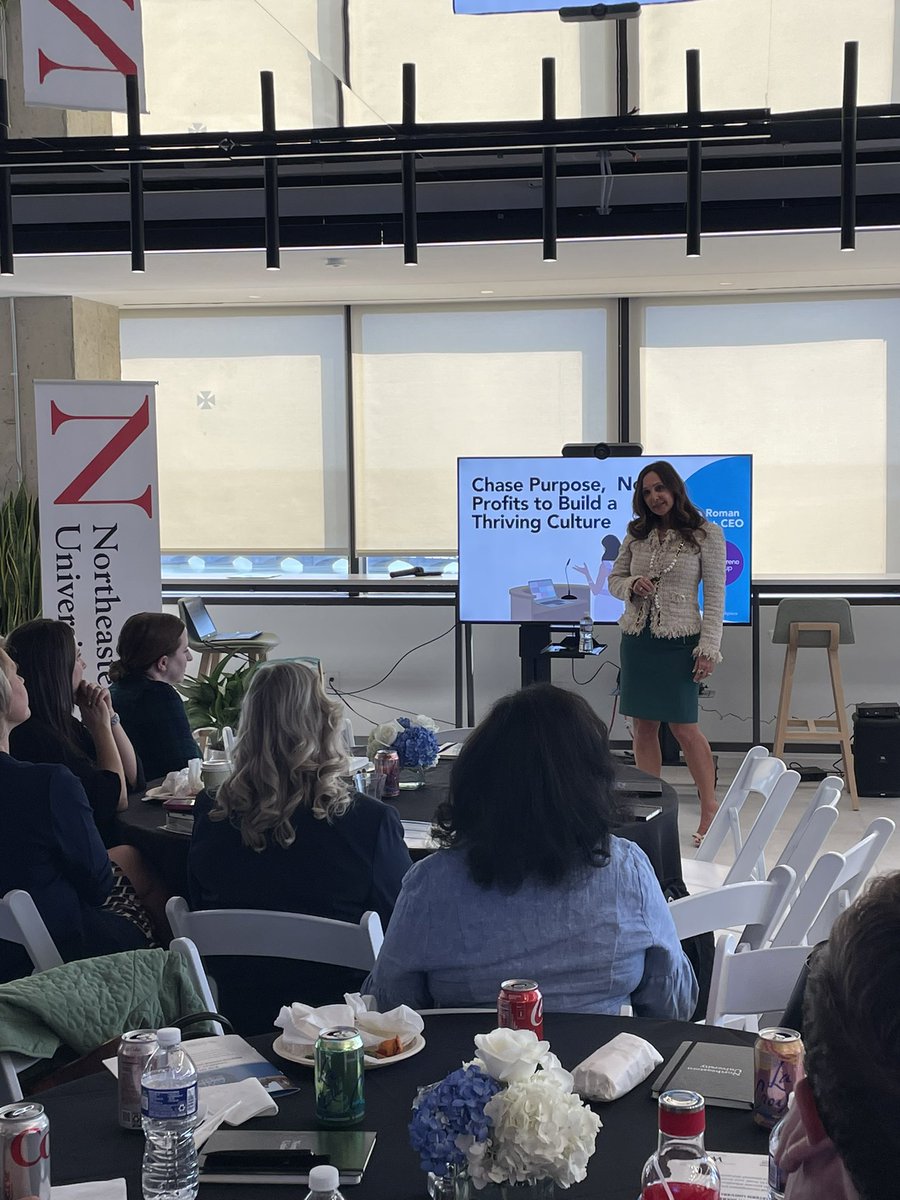 ArlVAChamber's tweet photo. Our Keynote speaker Shaara Roman @SilvereneGroup on creating a thriving culture in the workplace. Thank you @AEDBizLaunch for being our keynote sponsor! #AWESummit https://t.co/ocyfz4Buyx