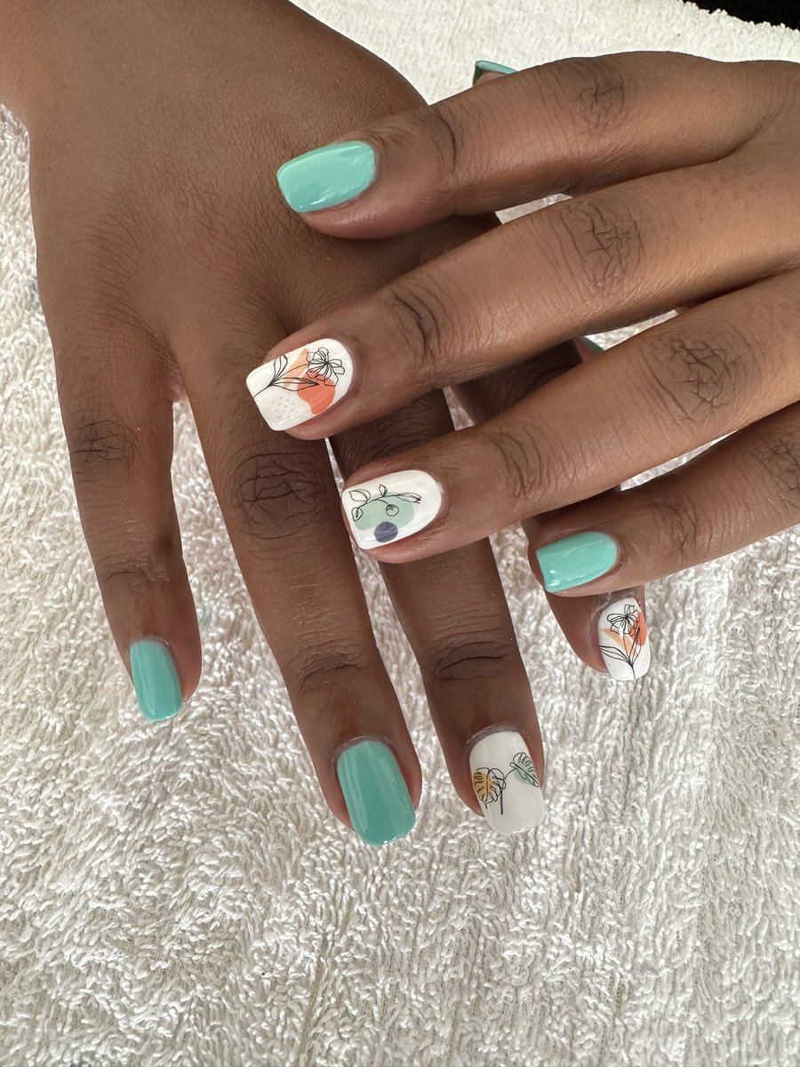 My nail art round hii is so so pretty 🥰