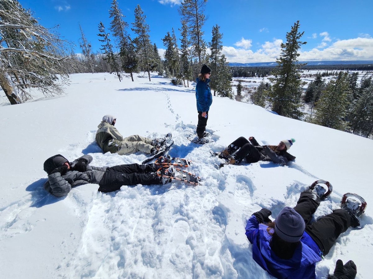 BuffaloField's tweet photo. TREE, a conservation group of bright and ecologically-minded young adults from Timberline High School, made the long trek from Boise, ID, to West Yellowstone, MT this past week. #timberlinehighschool https://t.co/o8CeouM0mY