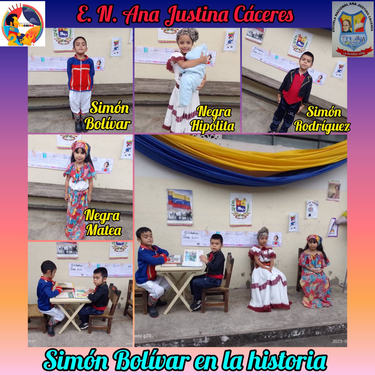 Actividad realizadas E. N. Ana Justina Cáceres municipio Guásimos del estado TÁCHIRA 
#JuntosPorLaEducacion #AñoEscolar2022-2023 
#CalidadEducativa 
<a href="/NicolasMaduro/">Nicolás Maduro</a>  @_laavanzadora 
@mppeducacion  
@amemoseducar 
@berzabethg1
<a href="/FreddyBernal/">Freddy Bernal</a> 
@ZonaEducTachira 
<a href="/Crazet2011/">Crazet2011</a>
@INFO_MPPE