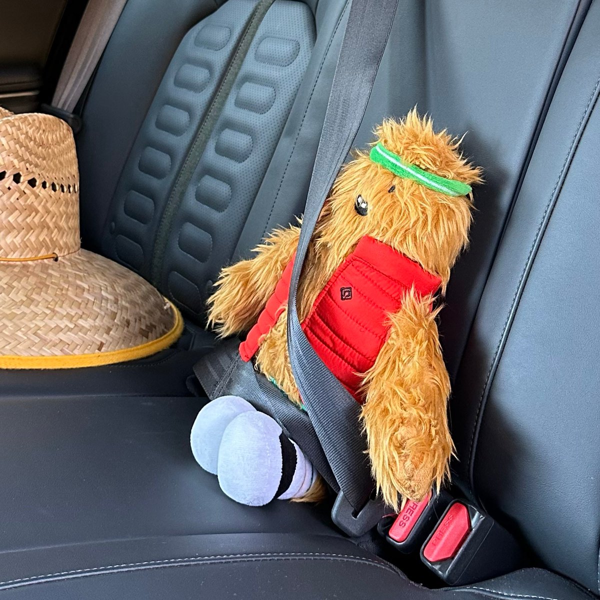 Rivian's tweet photo. Gear Guard, the ultimate up-for-any-adventure travel buddy, is  available in plush form. Get a fuzzy friend of your own: https://t.co/CMKE8IMdrQ https://t.co/S0s6YSKl5N