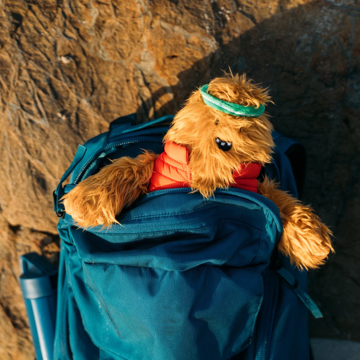 Rivian's tweet photo. Gear Guard, the ultimate up-for-any-adventure travel buddy, is  available in plush form. Get a fuzzy friend of your own: https://t.co/CMKE8IMdrQ https://t.co/S0s6YSKl5N