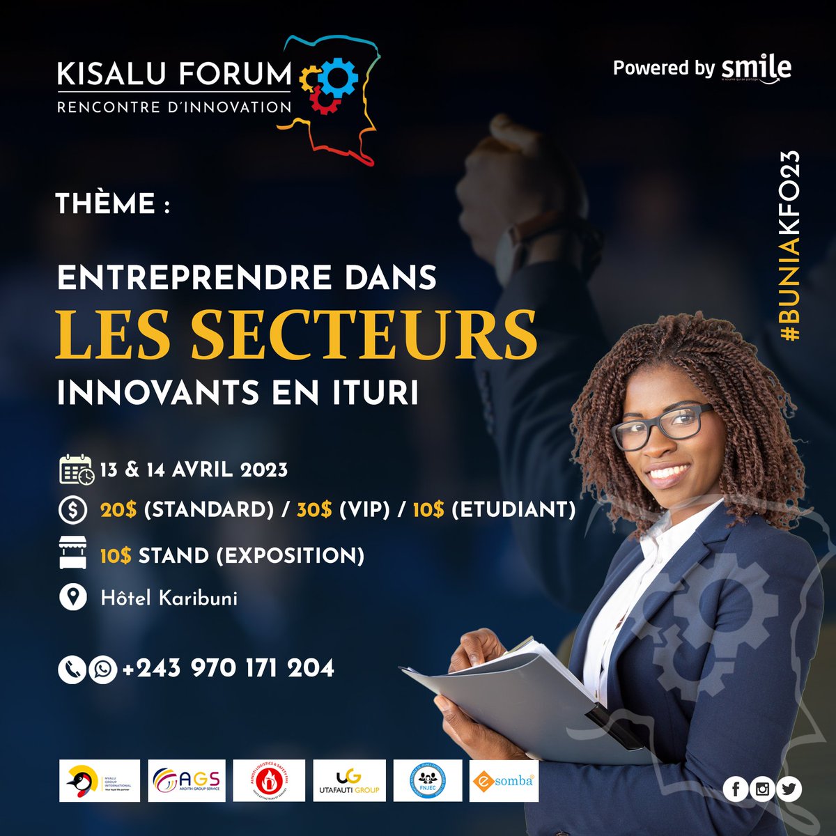 kisaluforum's tweet photo. #bunia #Ituri #RDC
"Entreprendre dans les secteurs innovants en Ituri"
Venez découvrir notre grande province et voir comment investir chez nous.
L'Ituri possède un grand potentiel économique 
#BUNIAKFO23 #entreprenariat #forum #innovation
1 https://t.co/6r0UBjURqY