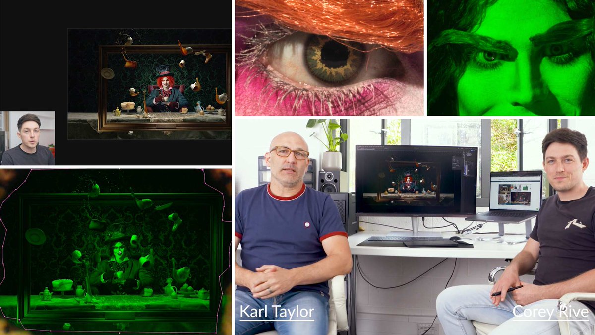 VisEduStudio's tweet photo. In our latest class, Corey shows you how he turned Karl’s ‘Mad Hatter’ photoshoot into a stunning short video.

You’ll learn all about Adobe After Effects and the incredible results you can achieve using simple tools and techniques.  

https://t.co/flKbw9keGA https://t.co/OqzK59PimT