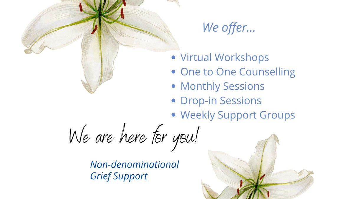 SJDCemetery's tweet photo. All bereavement group programs are offered to residents of Mississauga and Brampton. Please call 📞call (905) 566-9403 or visit our website for further information.
#griefsupport #griefandloss #grief #griefcounseling #stjohnsdixie #cemetery #mississauga #brampton #griefgroups https://t.co/OIUO3d2VRu