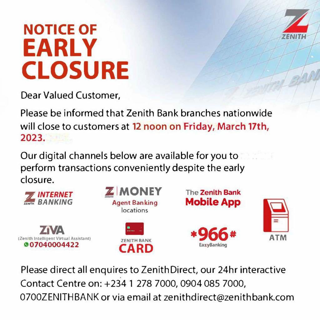 ZenithBank's tweet photo. Important Public Notice!

#ZenithBank https://t.co/gJOfL4Y9vg