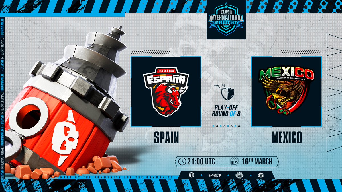 SpLy (@sply97) on Twitter photo 🔴 ¡SEGUNDO STREAMING!
🥳 Afortunadamente, podremos traer al final una guerraza de la <a href="/CIT_COC/">CLASH INTERNATIONAL TOURNAMENT</a>
🏆 PlayOffs - Octavos de Final
⚔️ <a href="/SelecEspana_coc/">Selección Española De COC</a> 🆚 <a href="/MEXICOCWC/">Selección Mexicana de Clash Of Clans</a>
💪 ¡Vaya guerraza se ha presentado!
22:00 🇪🇸 15:00 🇲🇽 18:00 🇦🇷
twitch.tv/sply97 🔴 ¡SEGUNDO STREAMING!
🥳 Afortunadamente, podremos traer al final una guerraza de la <a href="/CIT_COC/">CLASH INTERNATIONAL TOURNAMENT</a>
🏆 PlayOffs - Octavos de Final
⚔️ <a href="/SelecEspana_coc/">Selección Española De COC</a> 🆚 <a href="/MEXICOCWC/">Selección Mexicana de Clash Of Clans</a>
💪 ¡Vaya guerraza se ha presentado!
22:00 🇪🇸 15:00 🇲🇽 18:00 🇦🇷
twitch.tv/sply97