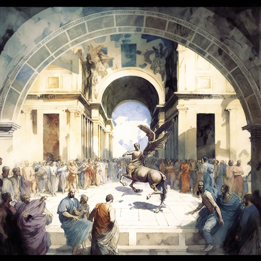 Virtarius's tweet photo. Witness ..  'Lone Centaur'

'Renaissance Creatures' Collection on opensea

https://t.co/LzUCXYGCwg

#NFTart #cryptoart #digitalcollectibles #blockchainart #NFTlover #artforsale #NFTcommunity #rareart #NFTgallery #NFTinvestor #NFTmarketplace #HistoricalFiction #NFTaddicts https://t.co/9kq6LdeNL3