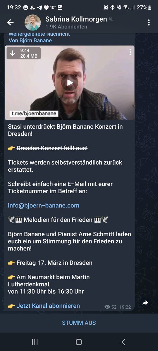 Der weltbeste Widerstand-Sänger, the one and only #BjörnBanane darf in Dresden kein Konzert und keine HalliGalli-Polonaise veranstalten. Alle Schwurbels jetzt...3..2..1..Mimimimi😫😫😫 #SabrinaKollmorgen⬇️ ist begeistert @TanjasMali
@FlugschuleE @querdenkenwatch @SR62611603
