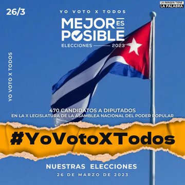 El 26 de marzo #YoVotoXTodos 
#SanctiSpíritusEnMarcha