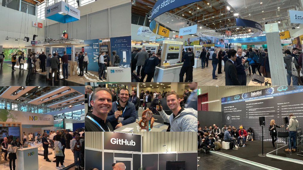 Dojo Five (@dojofive) on Twitter photo Last day of <a href="/embedded_world/">embedded world</a> Awesome connecting with attendees, partners, and soon-to-be partners <a href="/NordicTweets/">Nordic Semiconductor</a> <a href="/github/">GitHub</a> <a href="/ST_World/">STMicroelectronics</a> and <a href="/NXP/">NXP</a>. Thanks to TomD, BrettB and AnderG for representing the D5 Team and to <a href="/embedded_comp/">Embedded Computing Design</a> for their excellent support of the show and its vendors Last day of <a href="/embedded_world/">embedded world</a> Awesome connecting with attendees, partners, and soon-to-be partners <a href="/NordicTweets/">Nordic Semiconductor</a> <a href="/github/">GitHub</a> <a href="/ST_World/">STMicroelectronics</a> and <a href="/NXP/">NXP</a>. Thanks to TomD, BrettB and AnderG for representing the D5 Team and to <a href="/embedded_comp/">Embedded Computing Design</a> for their excellent support of the show and its vendors