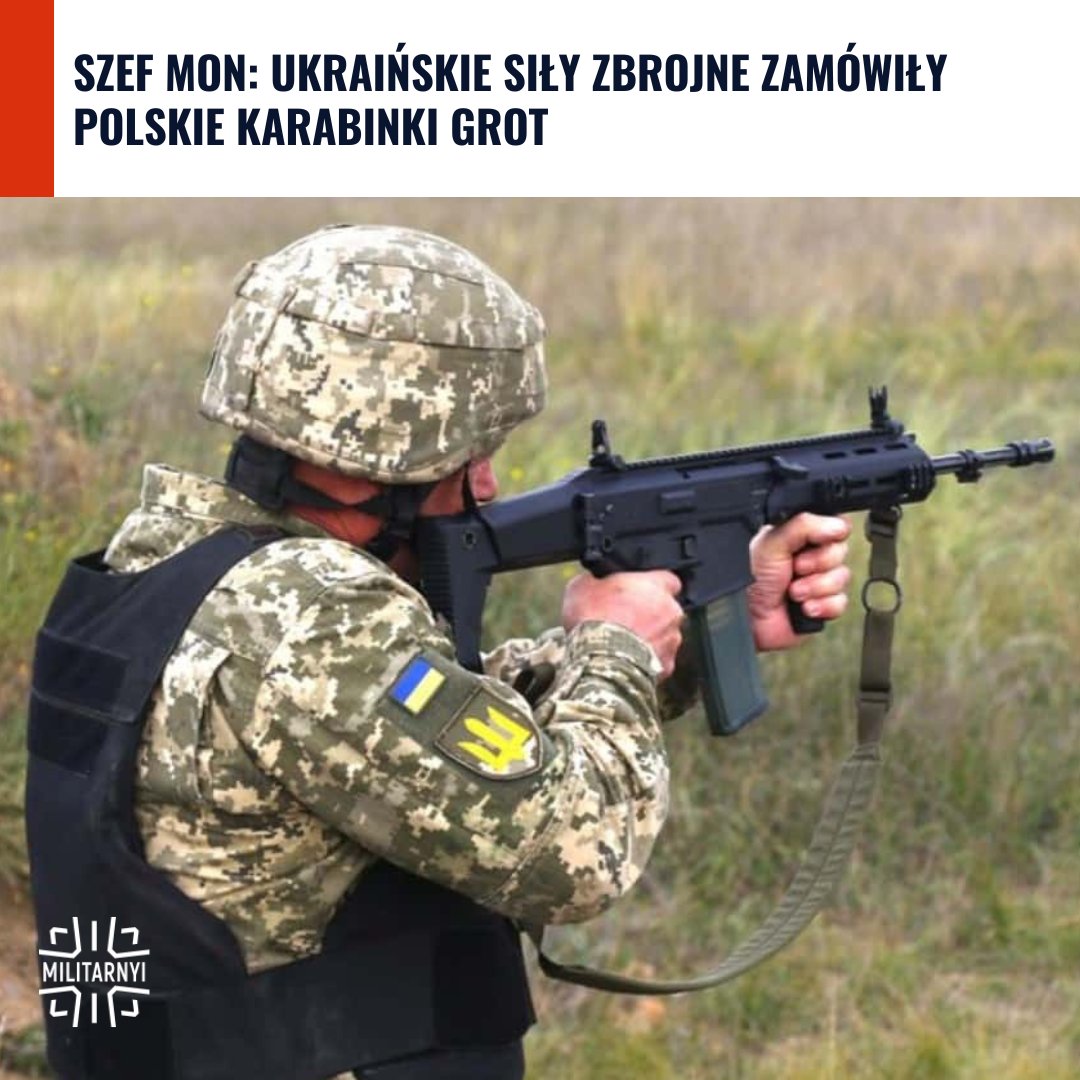 MilitarnyiPL's tweet photo. Fabryka Broni „Łucznik” – Radom uzyskała od strony ukraińskiej zamówienie na dostawę kolejnej partii karabinków Grot
Detale: https://t.co/OFHqAVF00Y
#BrońStrzelecka #MSBSGrot #RzeczpospolitaPolska #SiłyZbrojneUkrainy #Ukraina https://t.co/XLcpRUii8T
