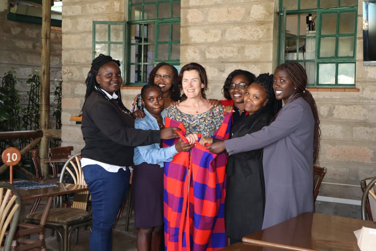 nnakenya's tweet photo. Stella de Sabata  Programme Manager @ICNurses visited Kenya from 5th to 11th March. Within her tight program, she interacted with some of the Girl Child Education Fund program alumni, who were accompanied by Ms. Pauline Ngala @NgalaTabu the Kenya Coordinator and NNAK 1st VP https://t.co/DT2FLbUKVF
