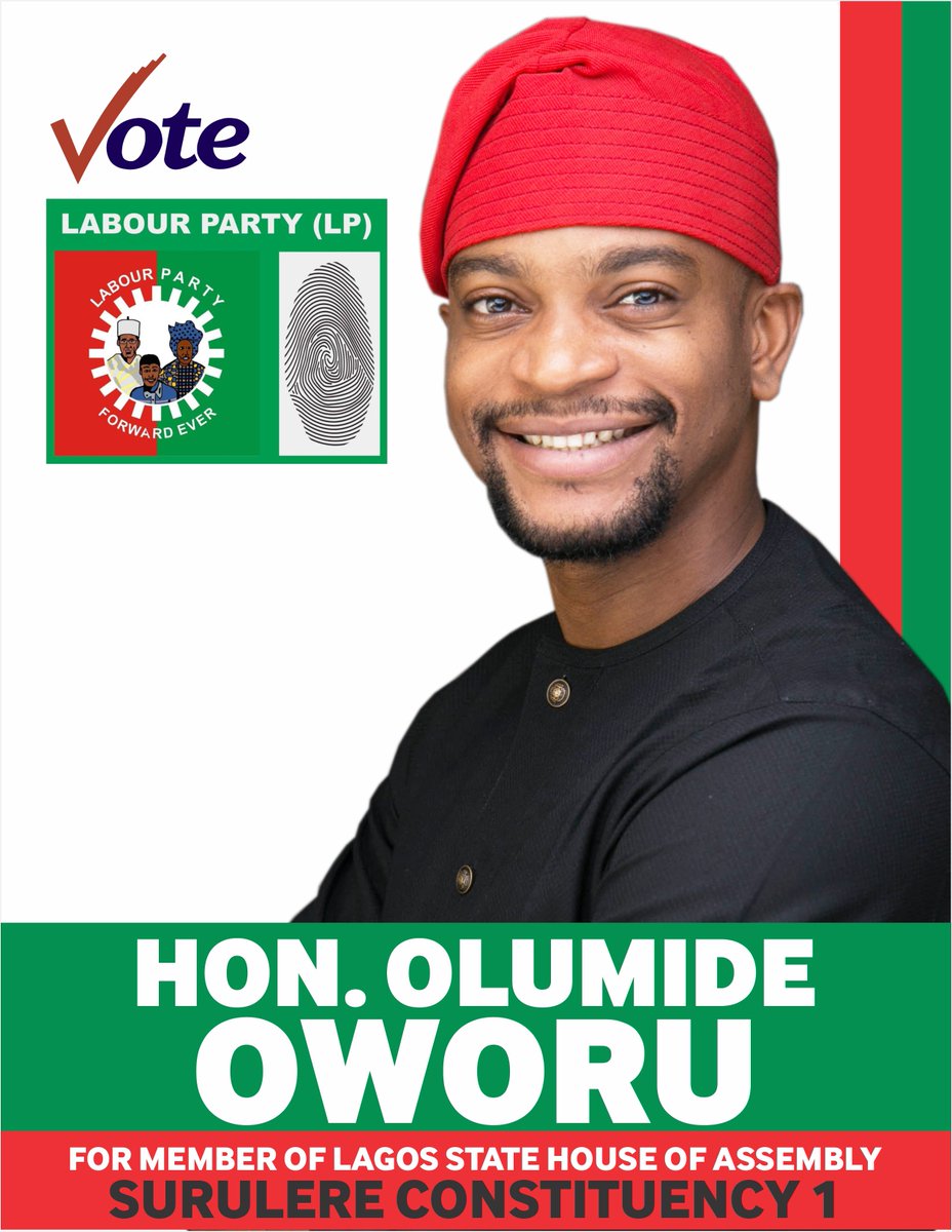 Tz_mannie's tweet photo. Please vote for OLUMIDE OWORU @OlumideOworu for HOUSE OF REP SURULERE CONSTITUENCY 1 

Let us put an end to this oppression and suppression https://t.co/ps5aWDfsE2
