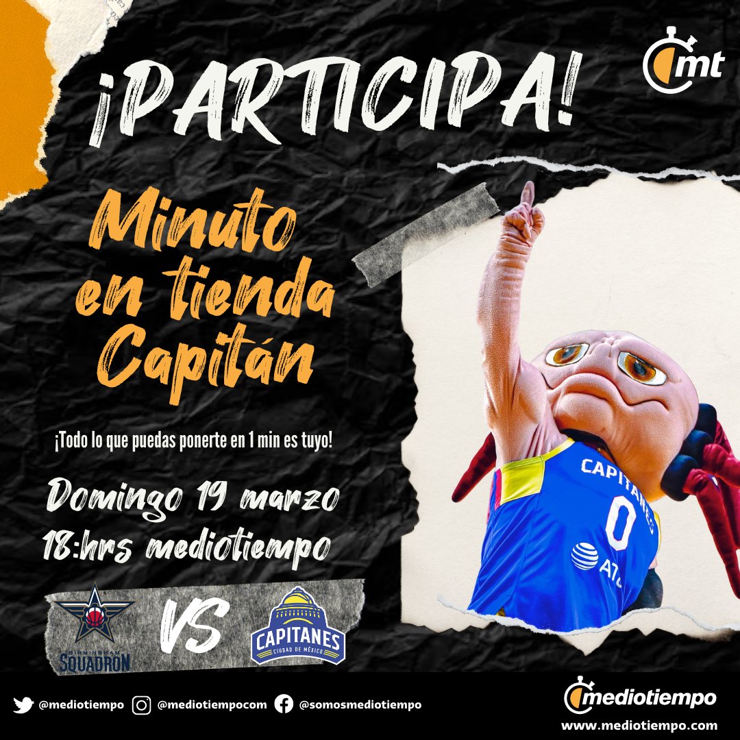 mediotiempo's tweet photo. Regresamos con el mejor combo 😎 

Gana 1 pase doble para ver a @CapitanesCDMX este 19 marzo.
 Participa en esta divertida dinámica que creamos solo para ti🏀🤩. El primero en completar todas las acciones respondiendo en este tweet gana. ¡Suerte! 

#MTRegalos #SomosCapitanes https://t.co/x1SuKx6ukL