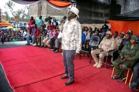 MarionW07187781's tweet photo. Nakuru County residents endured heavy rain today just to listen to the People's President his Earthquakeness @RailaOdinga
Asante sana Wasarendo
We have a date with history on Monday. We roll.
#RevolutionLoading https://t.co/t65xKbmIFc