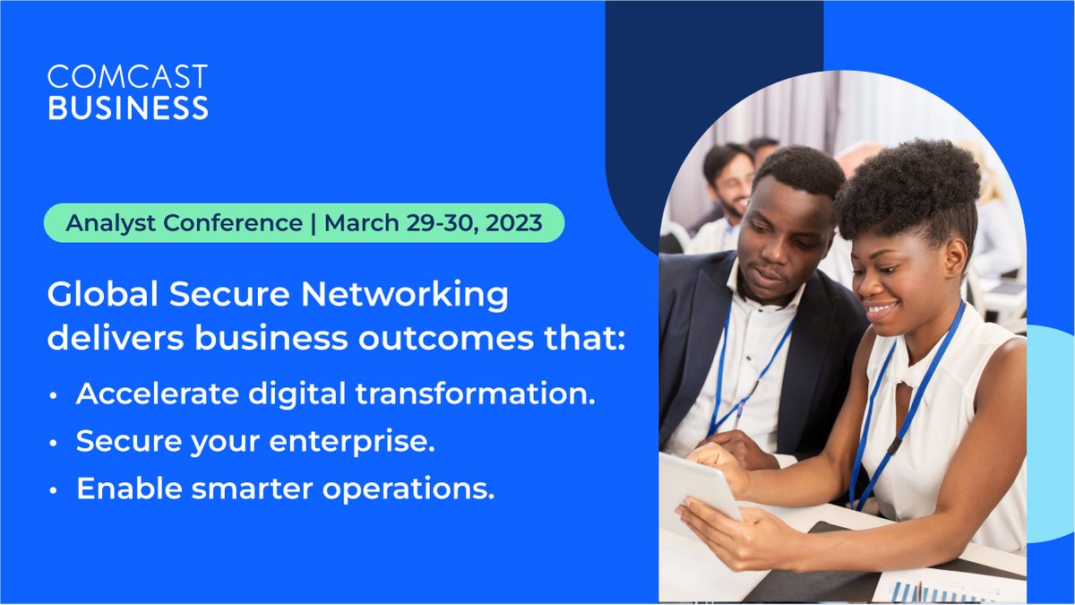 comcastbusiness's tweet photo. Celebrating our 8th analyst conference. Learn how we keep businesses future-ready. #CBAnalystDay https://t.co/QOQsQWUUPg https://t.co/ztOXGdEeU1