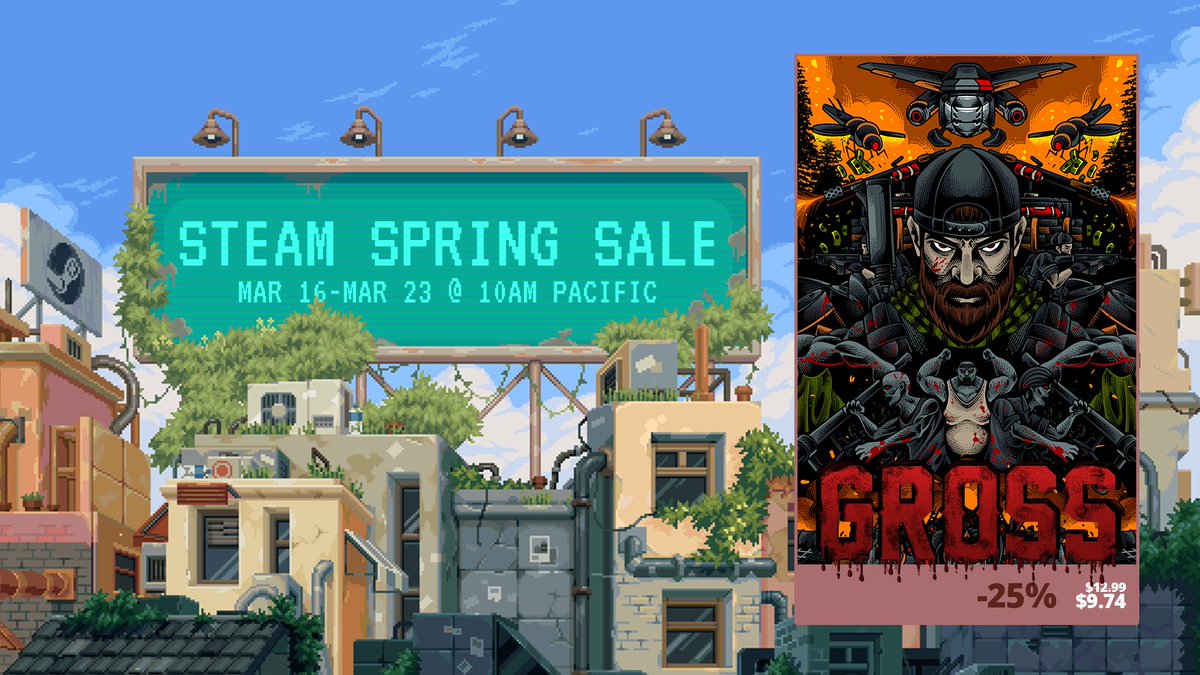 GROSSthegame's tweet image. Get GROSS for less than a tenner at Steams spring sale!

You already own GROSS? Then get Supraland by @SupraGamesUG instead!

#SteamDeals