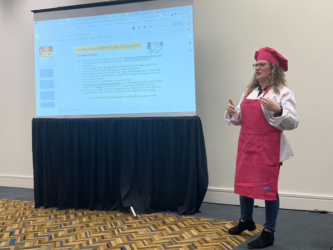 teambond's tweet image. Thanks for capturing this photo @mrsg3rd #IronChef #EduProtocols #macul23