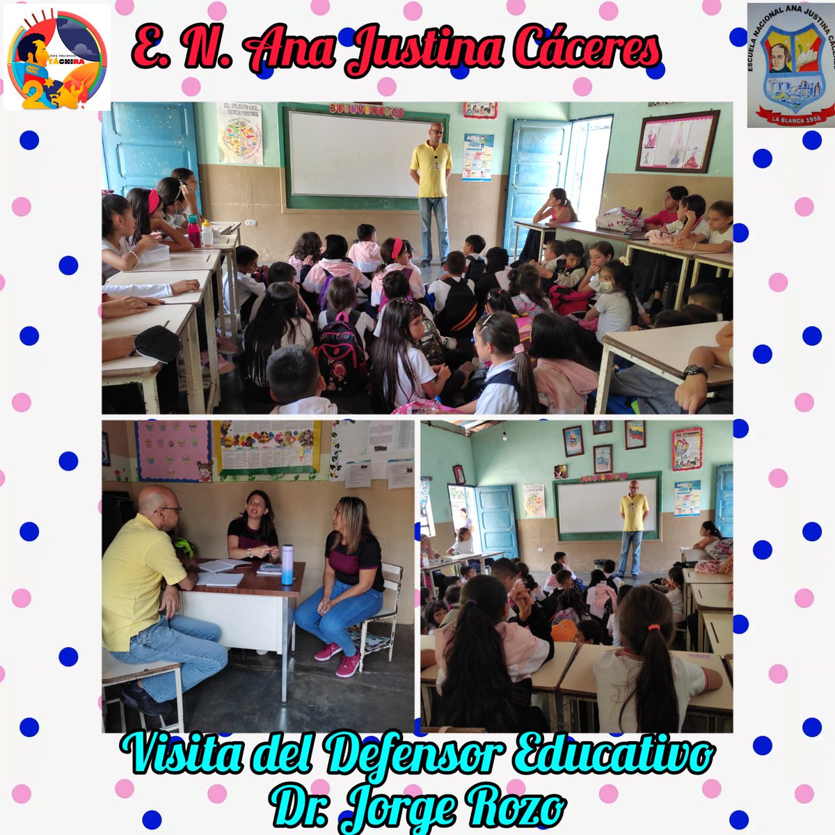 Actividades realizadas en la E. N. Ana Justina Cáceres municipio Guásimos del estado TÁCHIRA
#TrabajandoPorLaCalidadEducativa

#CalidadEducativa 
<a href="/NicolasMaduro/">Nicolás Maduro</a>  @_laavanzadora 
@mppeducacion  
@amemoseducar 
@berzabethg1
<a href="/FreddyBernal/">Freddy Bernal</a> 
@ZonaEducTachira 
<a href="/Crazet2011/">Crazet2011</a>
@INFO_MPPE