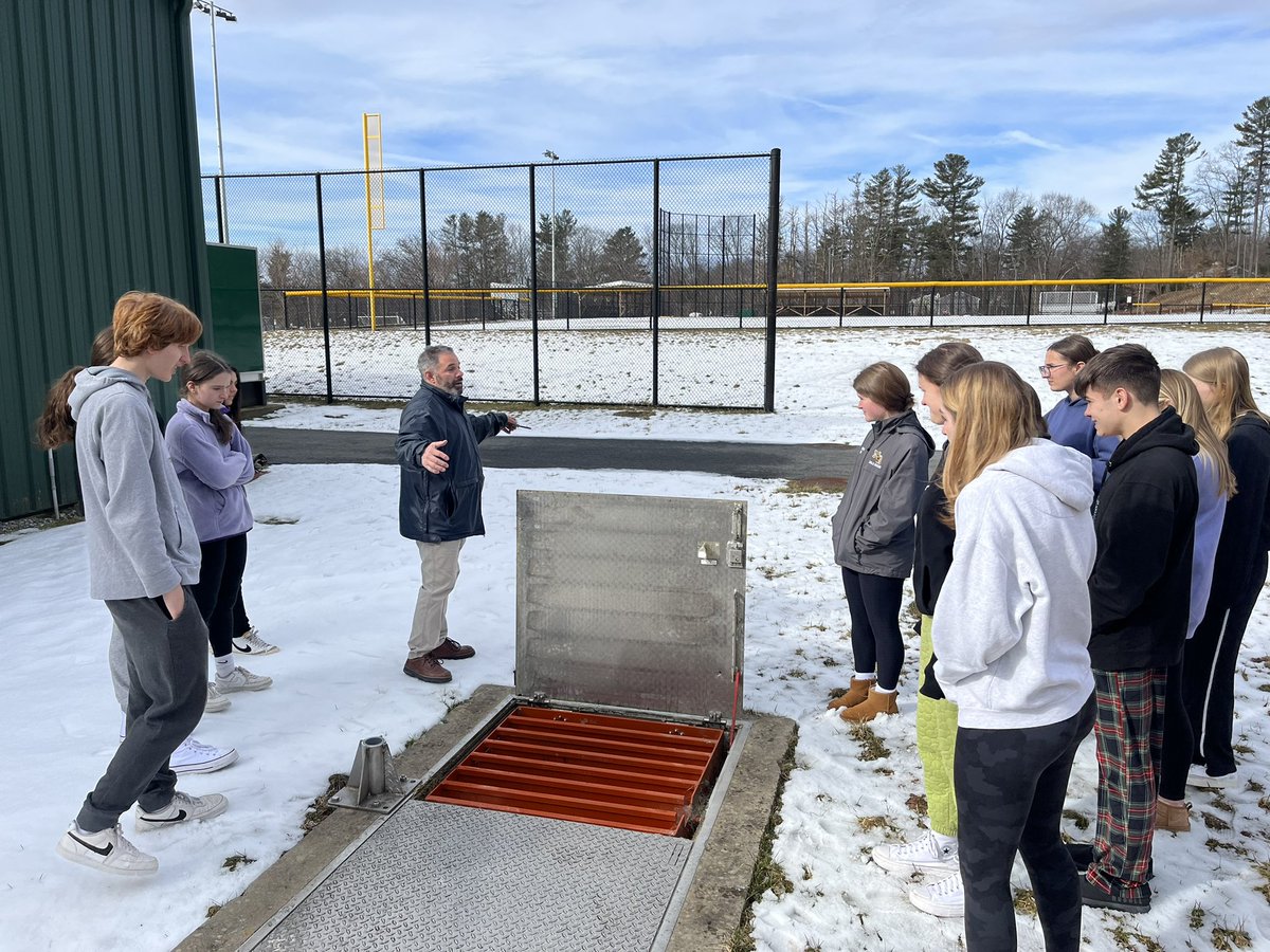 MsKerriganNRHS's tweet photo. The other section of #nrhsapes was able to tour the WWTP today! Everyone has a better appreciation for plumbing and sanitation now 💩 https://t.co/R7tXzmGUxS
